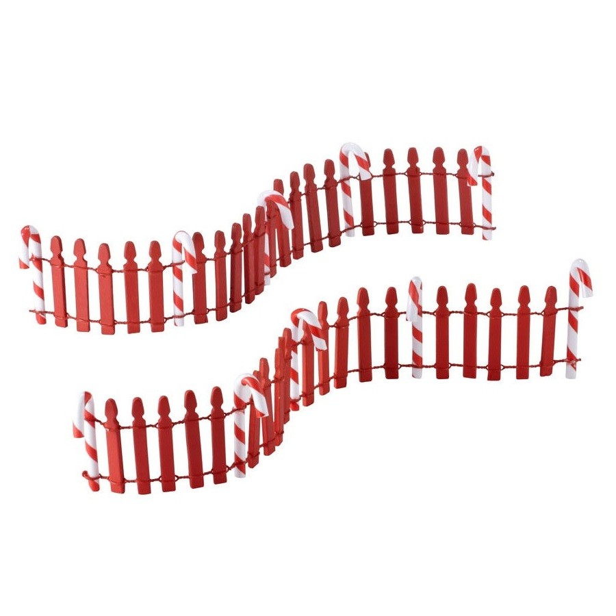 Peppermint Fence, Set of 2