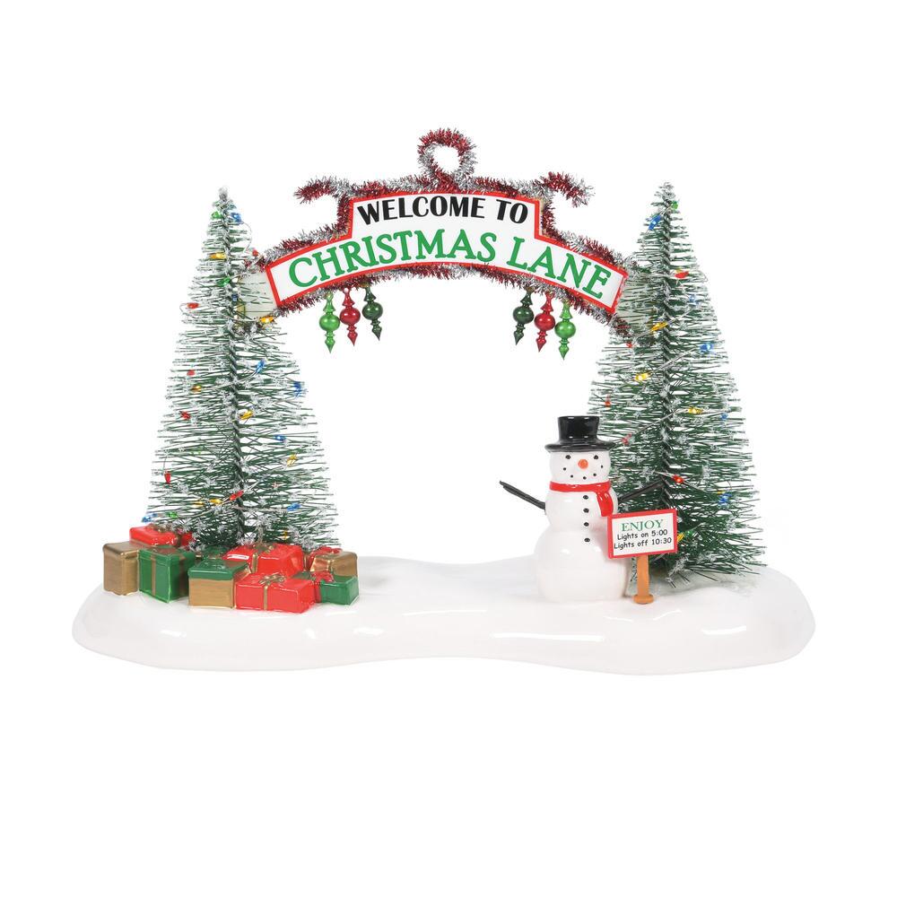 Dept 56 Snow Village Christmas Lane HEADING FOR THE HILLS 6005460 North Pole NEW